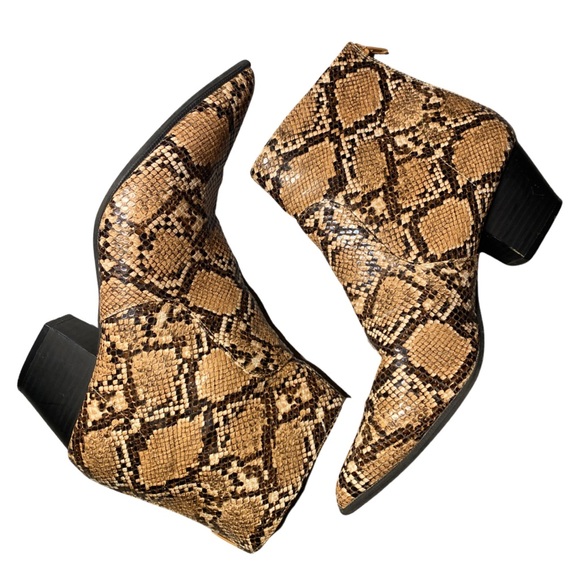 how to style snake skin booties